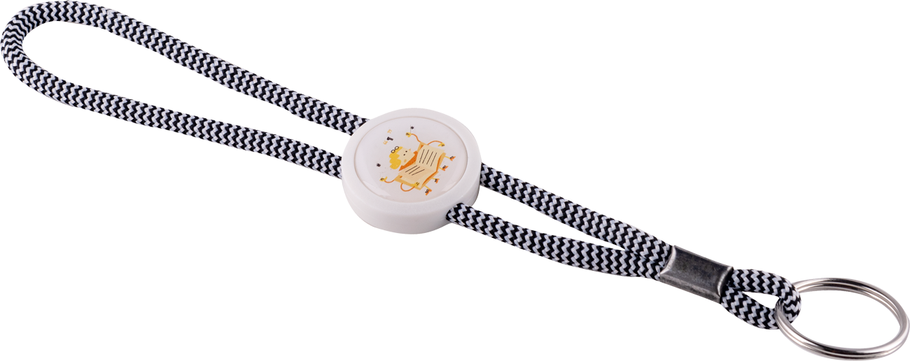 Porta-chaves com fita