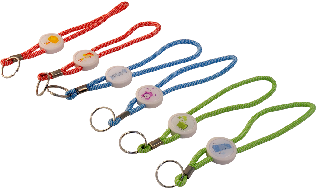 Porta-chaves com fita